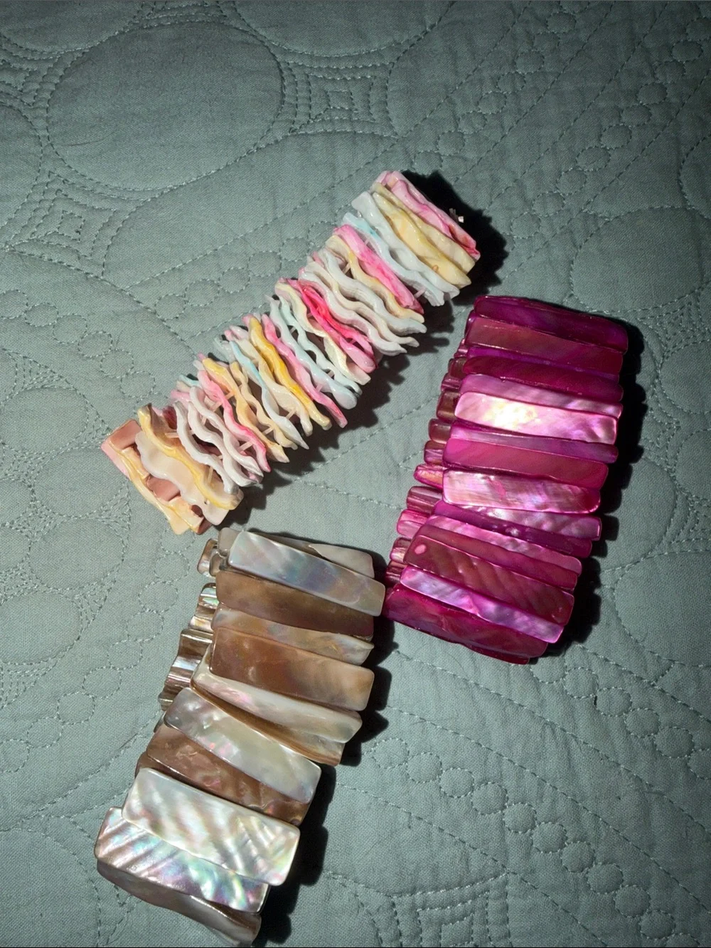 Multicolor Shell Stretch Bracelet - Women Accessories